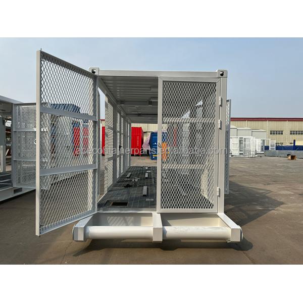 High Capacity 20 Feet Shipping Container Frame Skid for Variable Frequency Drive Compressor and Power Transformer