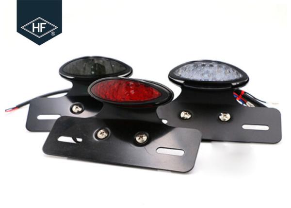 Quality Smoke / Red / Red Lens Led Indicator Lights For Motorcycles Metal Material for sale