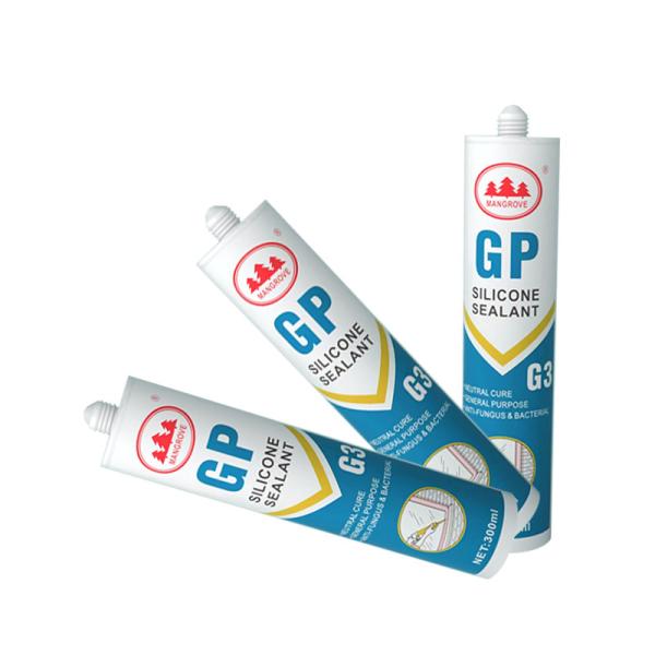 Quality 300ml White Waterproof Silicone Adhesive Glue Paste Waterproof Sticker Packing for sale