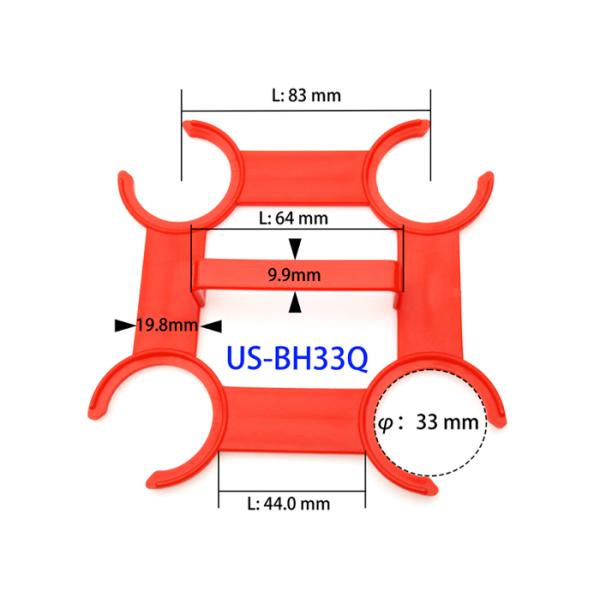 4 Pack Bottle Carrier Handle For 27-34mm Diameter Bottles Customization