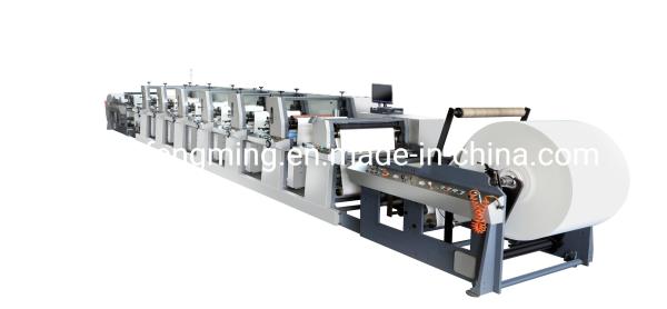 Quality Food Packaging Flexo Printing Machine with 100mm Diameter of Web Roller for sale