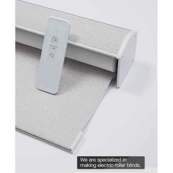 Google home alexa remote control smart wifi control motorized window roller shades blinds blackout