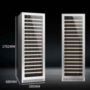 China 360° Air Ventilation Wine Refrigerator With 418L 220V 50HZ Automatic Defrost System wholesale