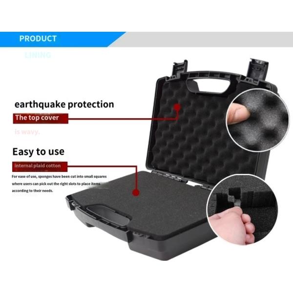 Custom PP Tool Box 300x230x84mm with Pre-cut Foam for Secure Storage