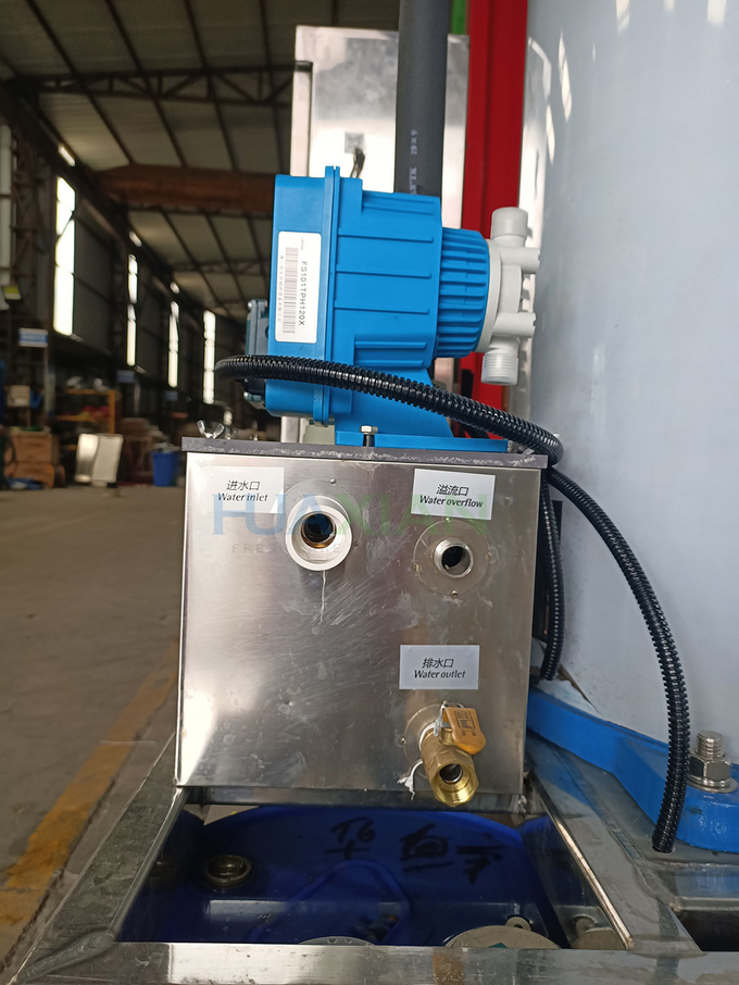 Air Cooled Refcomp Compressor 5 Tons Flake Ice Machine For Fish Storage