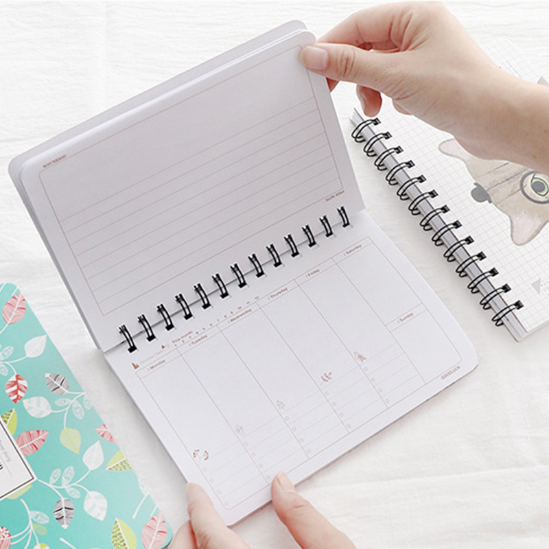58 Sheets Spiral Bound Wide Ruled Notebook , thick paper spiral notebook