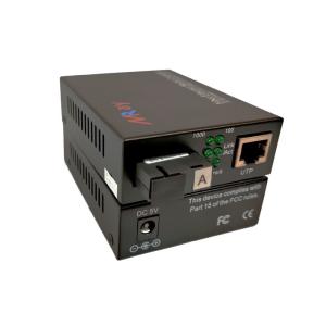 China 40km Single Mode Fiber To Ethernet Converter Unmanaged With RJ45 port wholesale