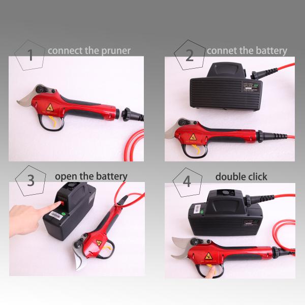 Scissors Shear Branches-Cutter Pruning Garden Cordless Shears Rechargeable Power-Tools Secateur With 30mm Trim Diameter