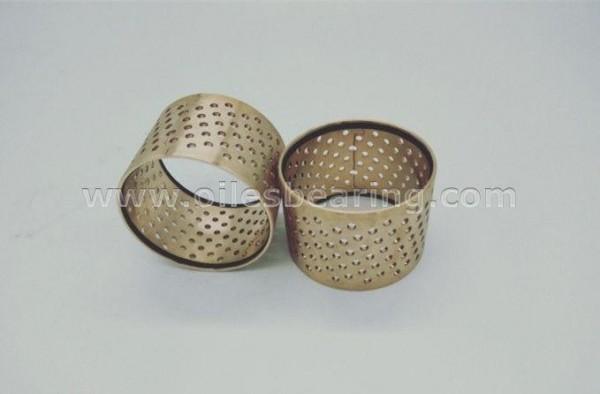 Quality Cylindrical Wrapped Self Lubricating Bronze Bushings PVB094 Customized for sale