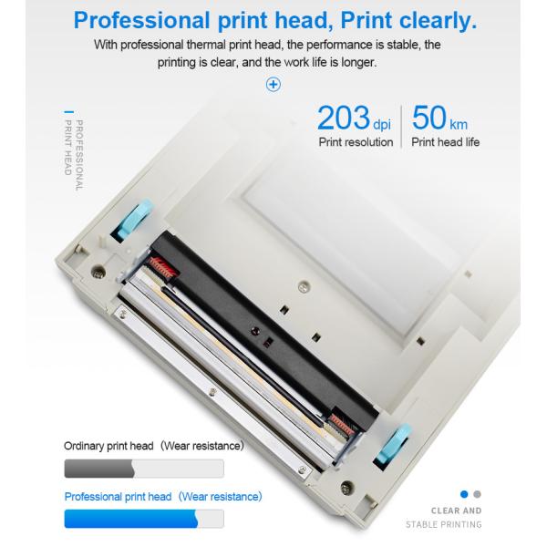 203dpi LAN Bluetooth Thermal 4 Inch Label Printer 4x6 For Shipping Waybill