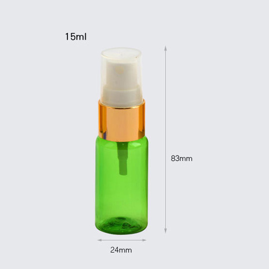 Round Shape Perfume Cosmetic Spray Bottles Refillable Non Spill Portable