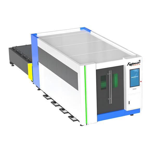 Quality Metal Sheet Laser Cutting Machine with Exchangeable Table and CYPCUT Control Software for sale