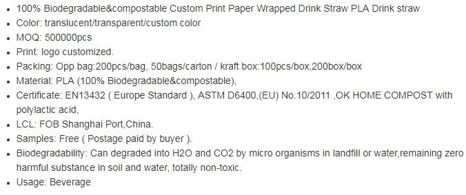 bulk colorful disposable wholesale drinking biodegradable paper straw,food grade paper straw disposable biodegradable pa