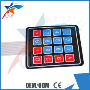 China 4 X 4 Matrix Keypad Membrane Switch Control Panel Electronic Components on sale