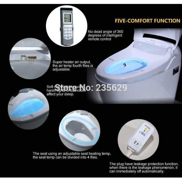 2016 Hot sale factory pirce sanitary ware china intelligent red wc toilet