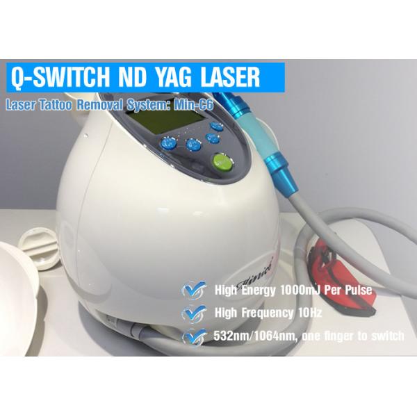 High Peak Power Pico Laser Machine Q Switch ND YAG Laser Machine For Tattoo / Hair Removal