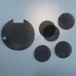 China Hydrophobic Polyester Mesh Piece for Speaker Receiver Microphone Driver Anti-Mould Coating Black wholesale