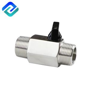 China Floating Male To Male Thread Mini Casting Ball Valve wholesale