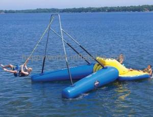 China inflatable floating obstacle course for pool , inflatable pool obstacle on sale