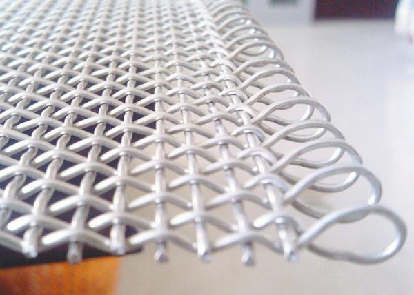 Quality 316 Stainless Steel Wire Mesh Belt With Loop Edge, Belt Decorative Wire Mesh for sale