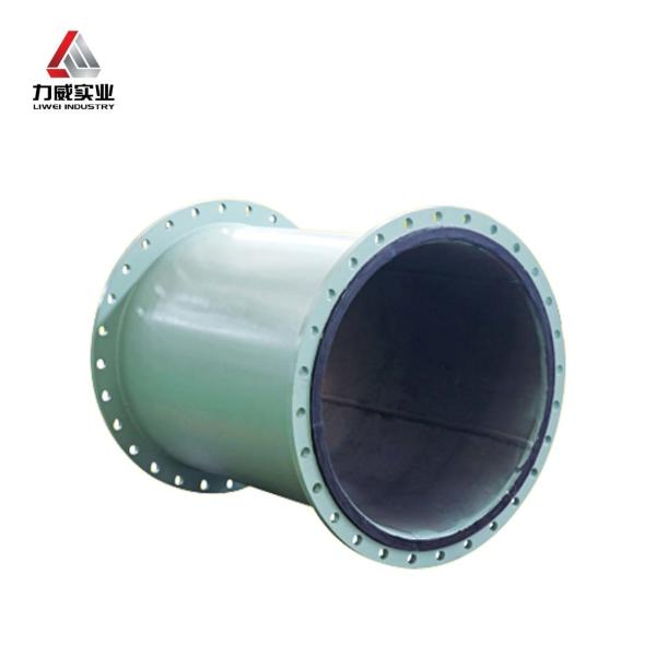 Quality 300Psi Rubber Lined Pipe Natural Synthetic Lining Seamless Steel Design for sale