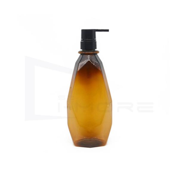 Silk Printing OEM 850ml Empty Plastic Shampoo Bottles
