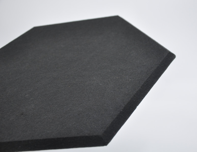 PET Hexagonal Polyester Sound-Absorbing Board Environmentally Friendly Indoor Sound-Absorbing Material School Library