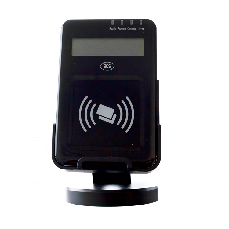 LCD Display Contactless RFID NFC Reader ACR1222L For Bus Taxi