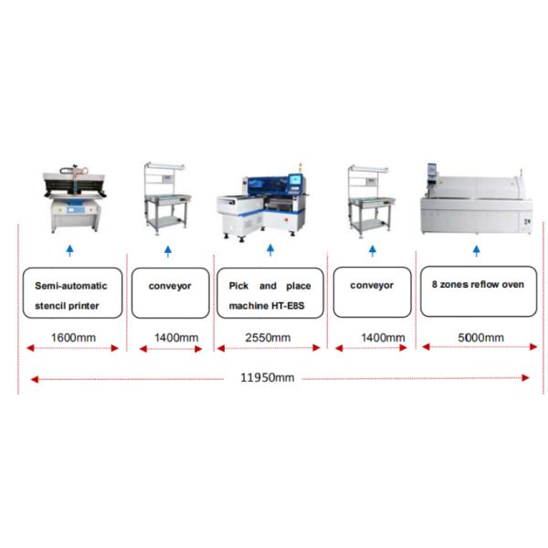 LED bulb 40 heads Electronic feeder feeding system multifunctional pick and place machine
