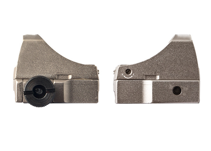 TAN Color Red Dot Tactical Sight , Magnified Red Dot Optic With Handheld Large Screw