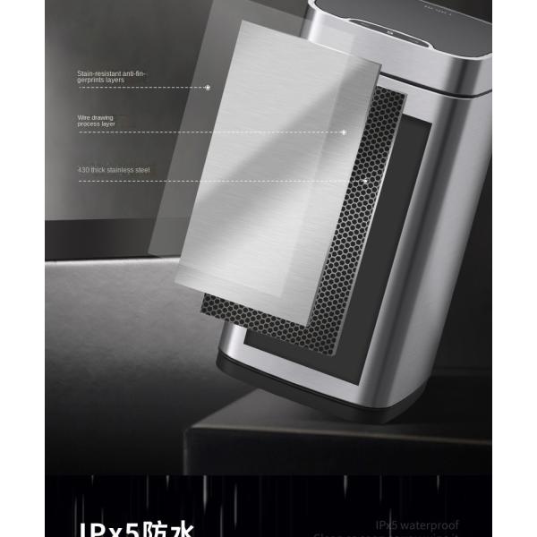 Living Room High-end Light Luxury Modern Induction Toilet with Cover Simple Smart Household Trash Can