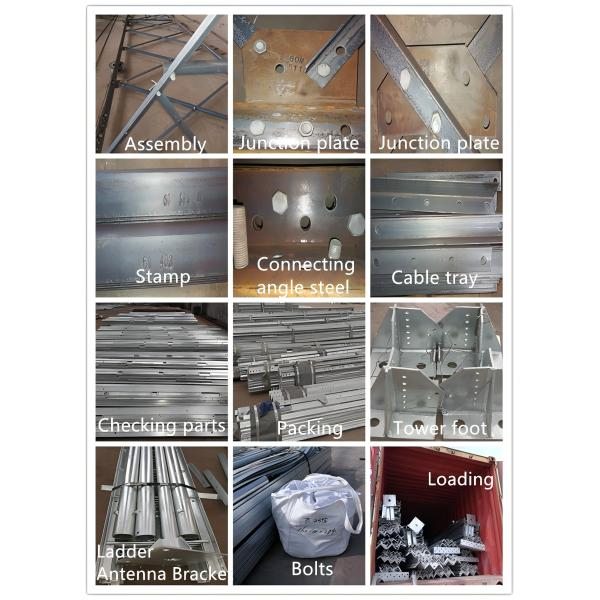Hot Dip Galvanized 4 Leg Guard Tower Angle Angular Steel Watch Fire Observation Tower