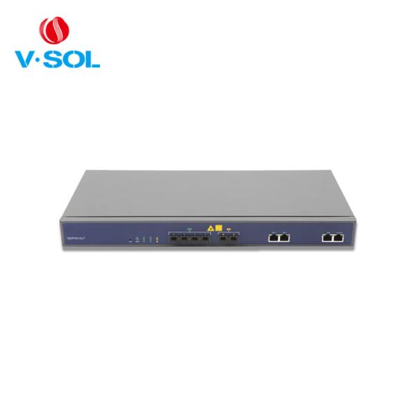 Quality Layer 2 OLT EPON 4 PORT Auto Discovery With 2GE 2SFP Uplink ONU for sale