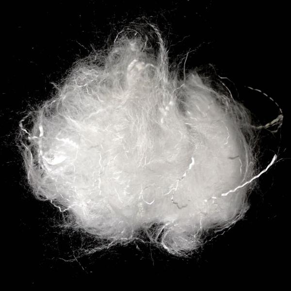 Antibacterial Corn Fiber , Siliconized Polylactic Acid Biodegradable Fiber 2D×51mm