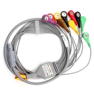 China Jincomed Medical Holter Cable Ecg Ekg Cable Customized Cable Length wholesale