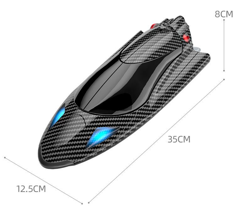State of Assembly Ready-to-Go speed Turbojet Remote Control Boat with Left and Right Turn Function