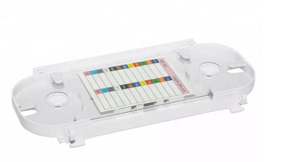 Quality Stackable ABS 24 Core 12 Fiber Optic Splice Tray For FTTH for sale