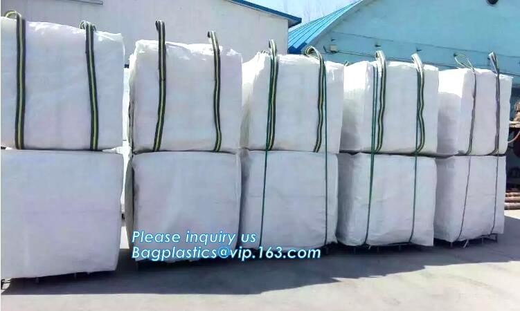 customizable PP u-panel baffle big bag /coated white woven PP jumbo bag/ventilated 4 panel baffle bag/all colors availab