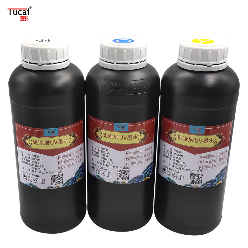 Hot Sale Coating-free uv ink for Ricoh G5/G6/Toshiba/ Seiko/ Konica for PVC/acrylic