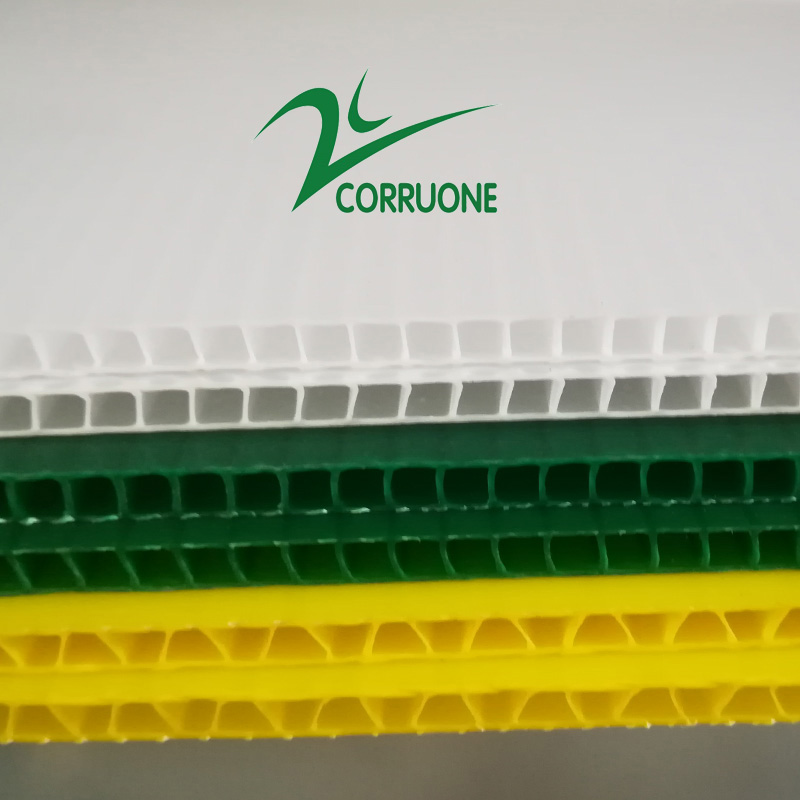 Asparagus Corrugated Plastic Produce Boxes Food Grade Black White