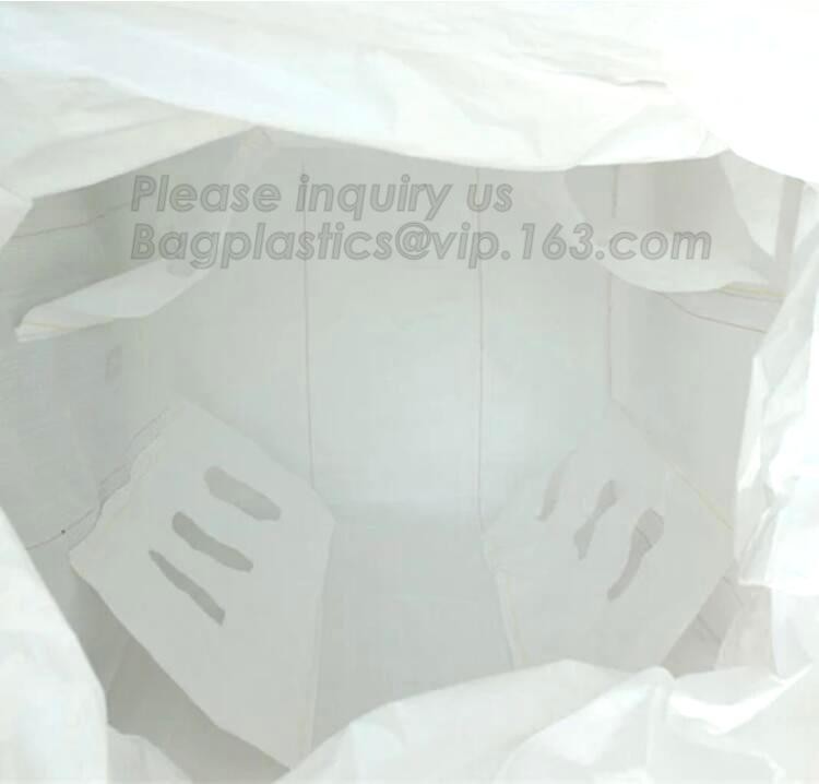 customizable PP u-panel baffle big bag /coated white woven PP jumbo bag/ventilated 4 panel baffle bag/all colors availab