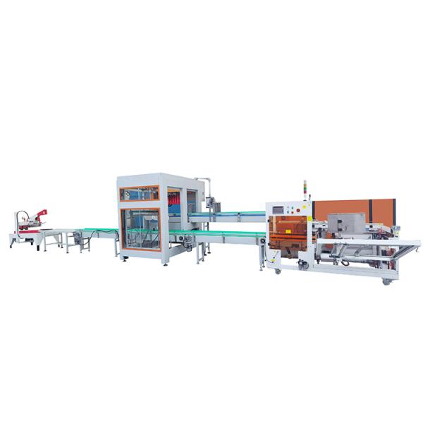 350g / M² Automatic Carton Box Packing Machine Case Packer