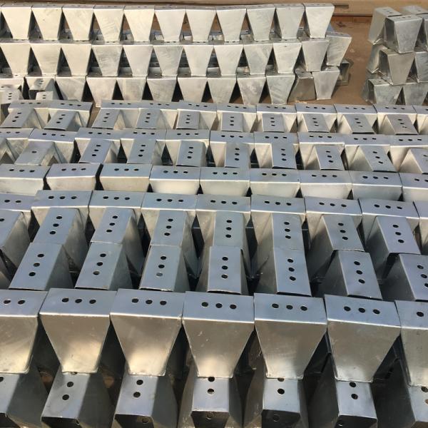 Hot Dip Zinc Coated Galvanized Steel Guardrail Spacer With ISO9001 2008 Certification