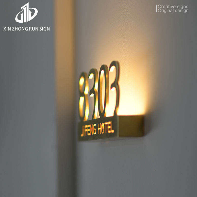 Custom double sided illuminated acrylic light 3d metal led advertising light boxes