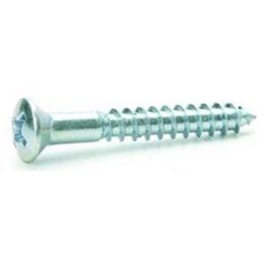 DIN 7995 Metric Pozi Raised Countersunk Wood Screw Zinc Plated Stainless Steel Screws