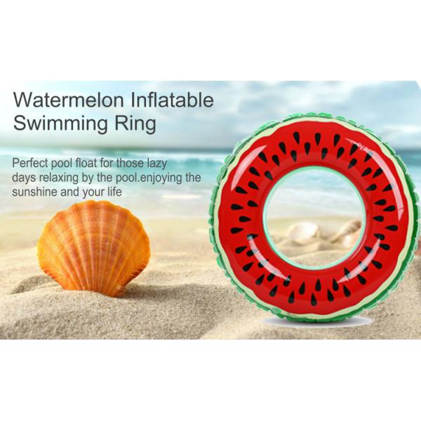 Inflatable Watermelon Swimming Ring / Inflatable Beach Lounger