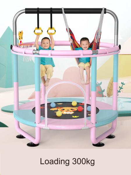 Quality Kids Indoor Bungee Trampoline With 55in Protective Net for sale