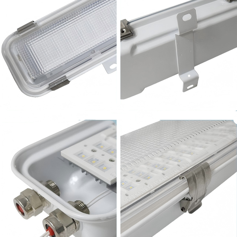 Explosion Proof LED Linear Light, ATEX IECEx Hazardous Area Linear LED Light Fixture for Zone 1/2 & Zone 21/22
