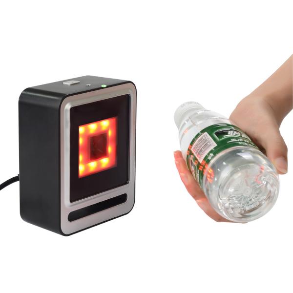 Quality 2D Desktop Omnidirectional Laser Scanner COMS USB Bar Code Reader YHD-9200D for sale