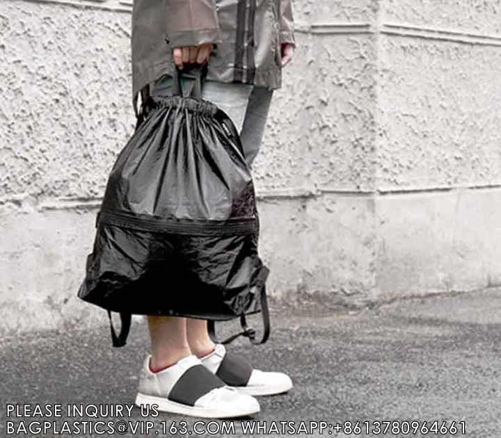 Wholesale Tyvek Waterproof Gym Bag Sports Soccer Drawstring Backpack Shopping bag, Promotional bag, Gift bag, Packing